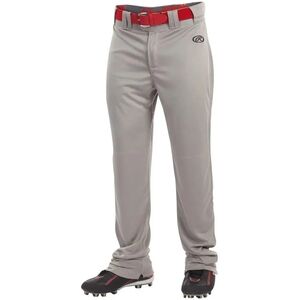 Rawlings Gray Adult LNCHSR Launch Semi-Relaxed Baseball Pants Size Medium